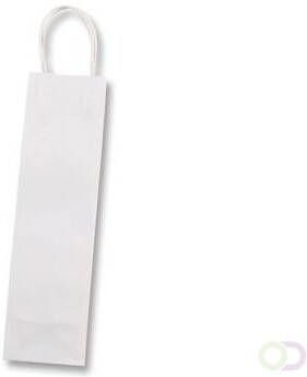Folia papieren kraft zak voor flessen 110 g mÃÂ² wit pak van 6 stuks
